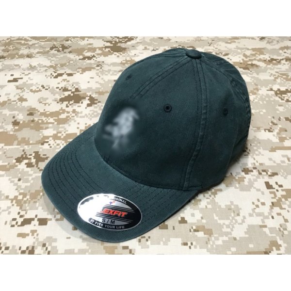 画像4: MADE IN USA  実物 DEVGRU レッドチーム フレックスフィット 刺繍キャップ黒 (10)