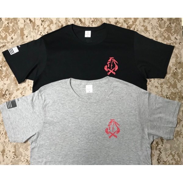 画像1: DEVGRU Tシャツ　type1  GRAY/BLACK