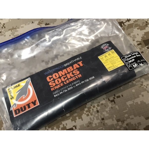 画像6: mede in UK 英軍官給 UK MOD COMBAT SKINZ ソックス M:size 新品