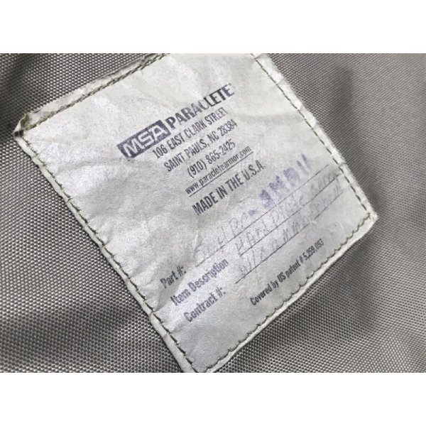 画像10: 実物 MSA paraclete パラクレイト SOHPC プレートキャリア  SG　M:size 