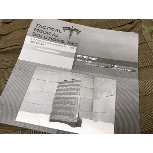画像4: TACTICAL MEDICAL SOLUTIONS CRATOS パネル ＋　NARP アリスフレームセット