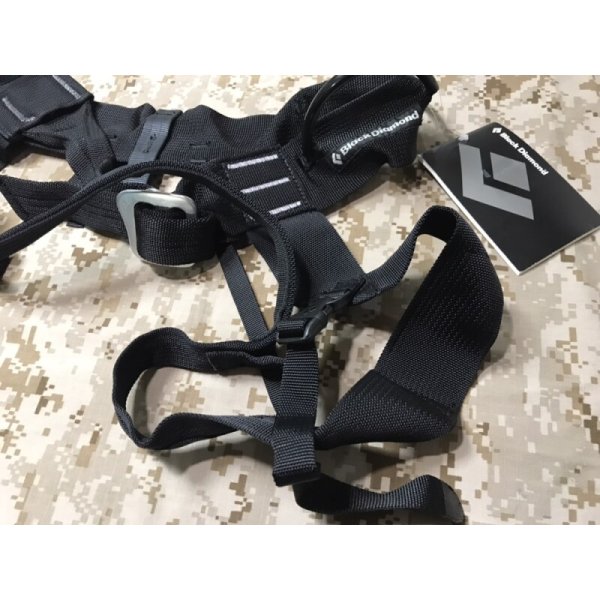 画像3: 実物 ブラックダイヤモンド ALPINE BOD シットハーネス 黒 XL