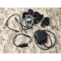 英軍放出品 実物 SELEX TAC-MIC CT4 PTT ＆BOWMANヘッドセット 