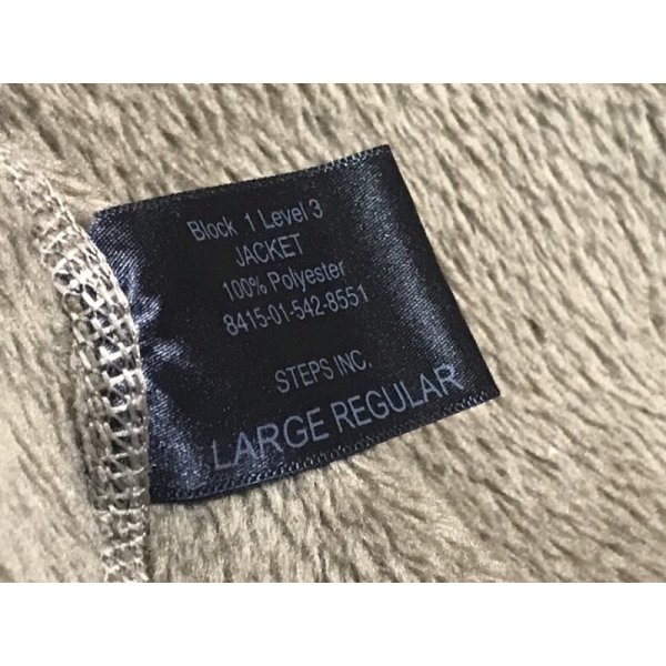 画像9: 実物放出品 Halys PCU block1  L3 フリースジャケット コヨーテ L-R