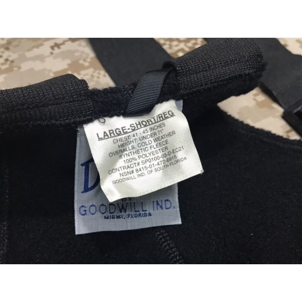 画像3: 米軍放出品 ECWCS ポーラテック フリースパンツ黒 美USED  LARGE-SHORT/REG