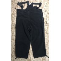 米軍放出品 ECWCS ポーラテック フリースパンツ黒 美USED  LARGE-SHORT/REG