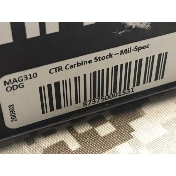 画像3: MAGPUL マグプル CTR カービンストック ODG Mil-spec