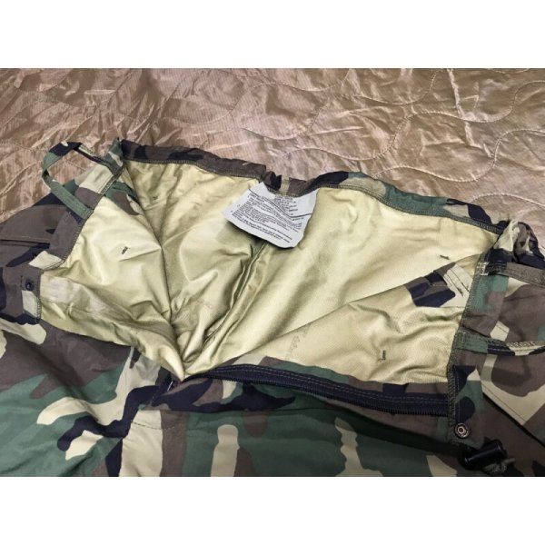 画像4: 米軍 実物官給品 ECWCS ゴアテックスパンツ ウッドランド 美UESD XL