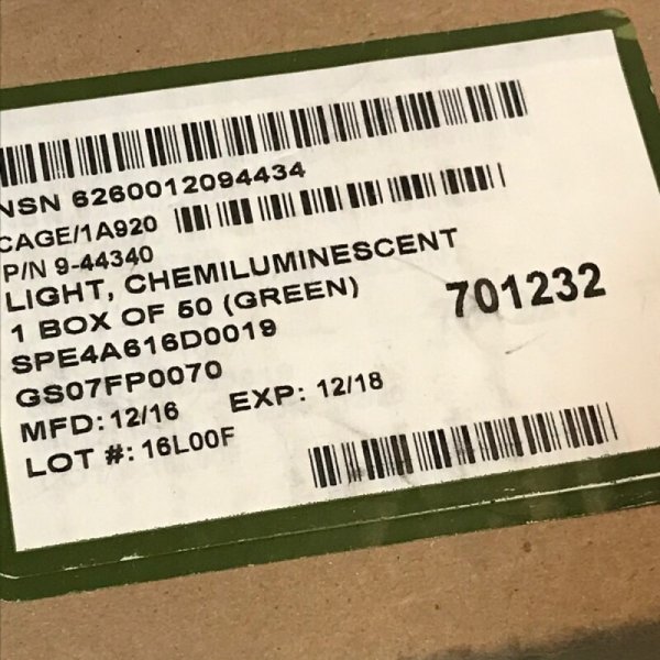 画像7: 実物 グリーン ミニサイリューム 1.5インチ 新品未開封(有効期限切れ)