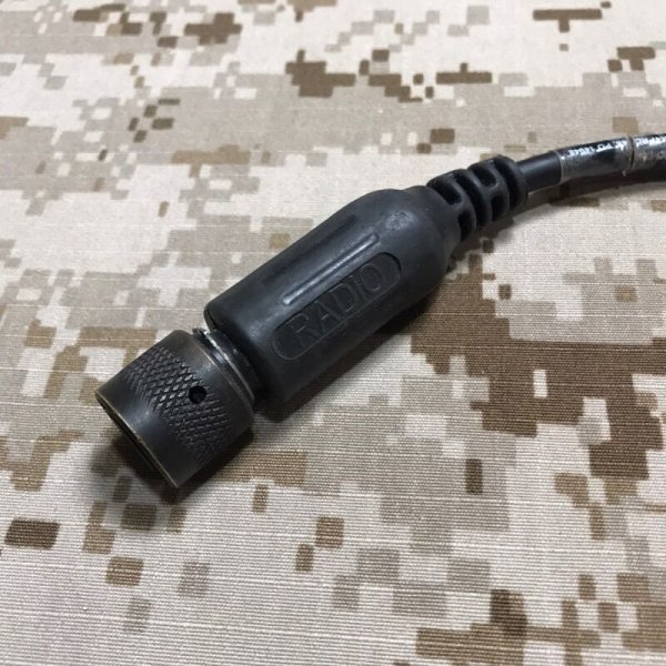 画像17: 実物 TEA MKFU94/Mk4 PRC148 PTT  防水10pin コネクター + INVISIO M3 防水10PIN セット