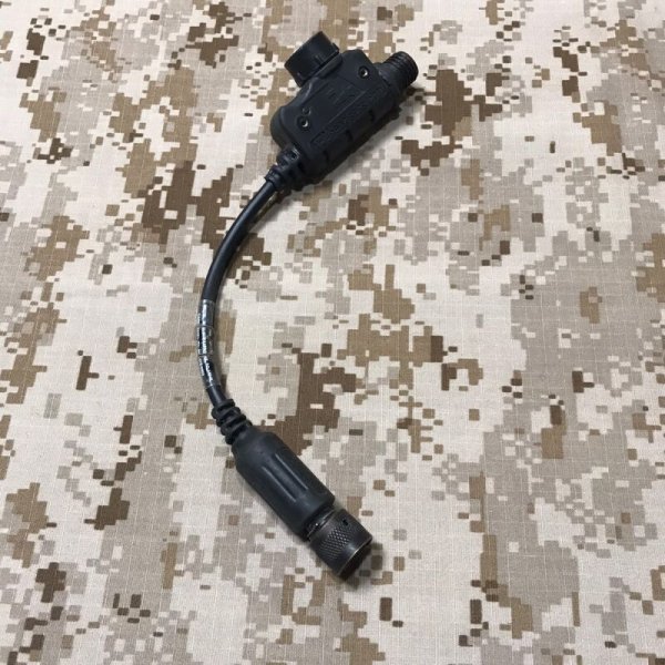 画像13: 実物 TEA MKFU94/Mk4 PRC148 PTT  防水10pin コネクター + INVISIO M3 防水10PIN セット