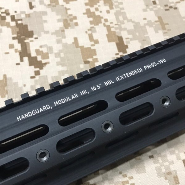 画像4: 実物 Geissele 10.5 SMR HK BLACK  (HK416, MR556) 専用レールパネル付き