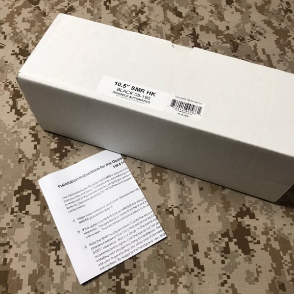 画像13: 実物 Geissele 10.5 SMR HK BLACK  (HK416, MR556) 専用レールパネル付き
