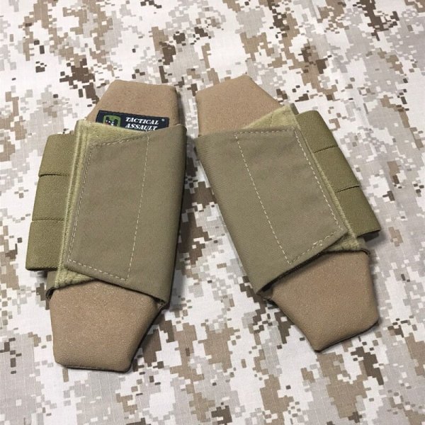 画像1: 実物 TAG (Tactical Assault Gear) ショルダーパットセット コヨーテ