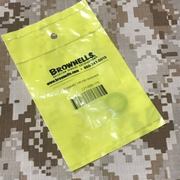 画像5: 実物 DPMS AR-15 クラッシュワッシャー Black 　パッケージ無し