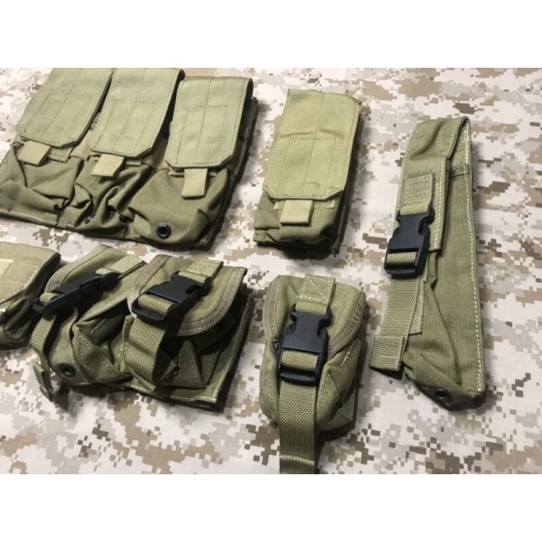 画像13: オールド 実物 EAGLE MLCS RRV ローデシアンリーコンベスト +ポーチセット  02年黒バックル