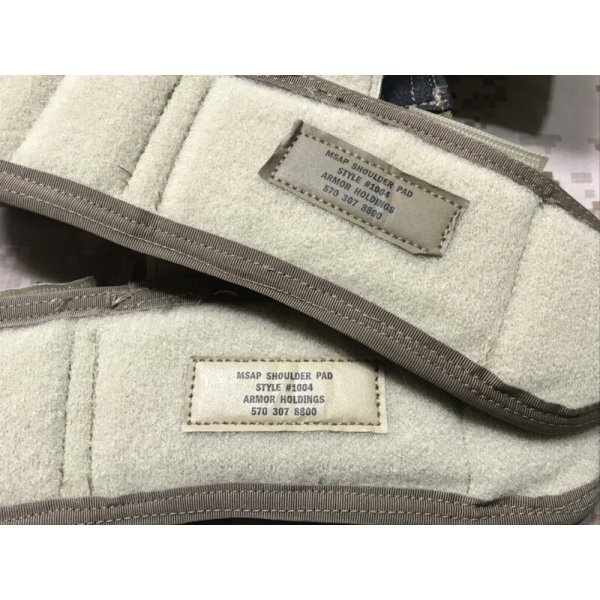 画像6: 米軍官給品 MSAPショルダーパット & プロテクターセット (ソフトアーマー入り)  カーキ
