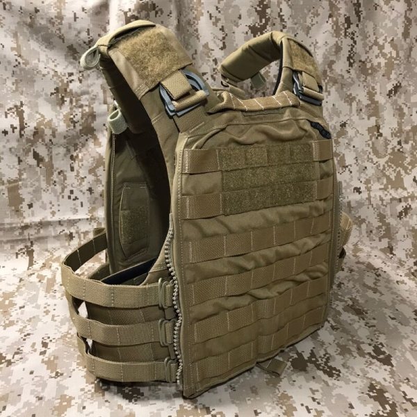 画像2: 実物 crye precision AVS スタンダード プレートキャリアセット coyote  Mサイズ