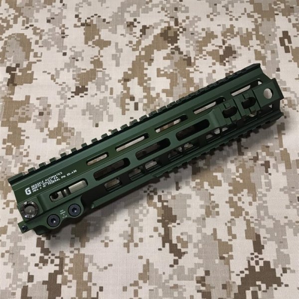 画像1: 実物 GEISSELE SMR FEDERAL MK4  10インチ  OD GREEN　PN:05-430