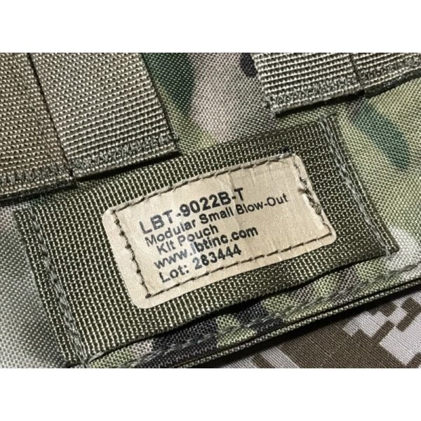 画像4: 実物 LBT-9022B-T ブローアウトメディカルポーチ マルチカム