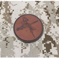MADE IN USA  実物 SEAL team スナイパー  革製パッチ （69）