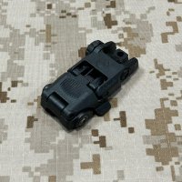 実物 MAGPUL MBUS バックアップリアサイド BLACK　MAG248 　