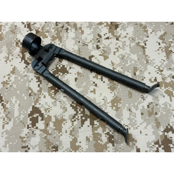 画像1: 実物官給品 M249 minimi ミニミ  Improved Bipod  スチールバイポッド 放出品