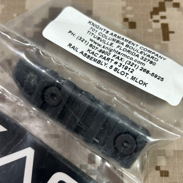 画像3: 実物 KAC Knight`s  レールアッセンブリー 5SLOT  M-LOK  P/N:31912