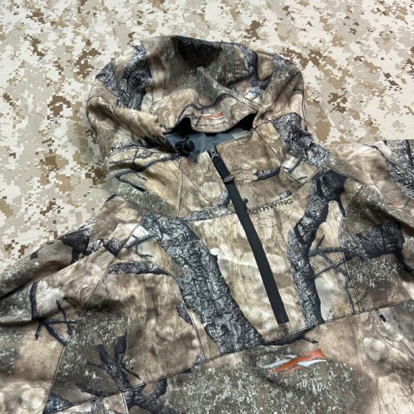 画像5: オールド 実物 SITKA GEAR MOTHWING 1.0  ハーフジップ プルオーバージャケット LARGE 廃盤モデル