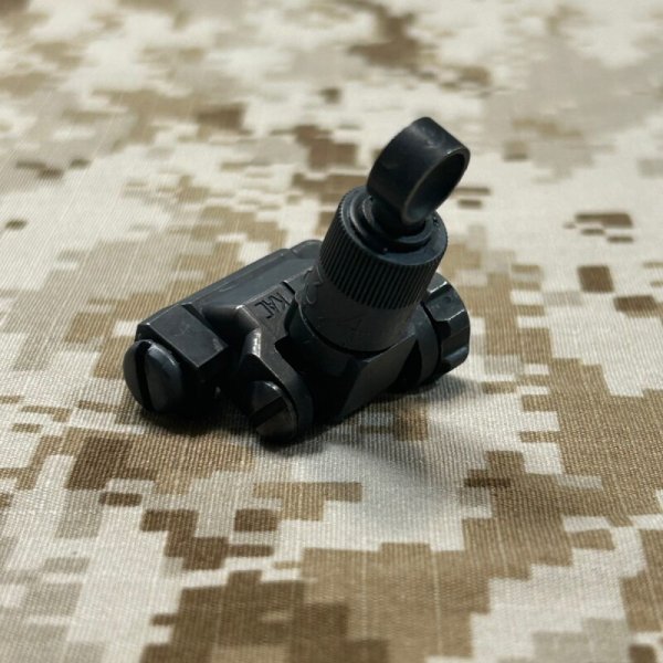 画像7: 実物 knight's KAC フォールディング マイクロリアサイト 200-600M  BUIS  バックアップリアサイト 