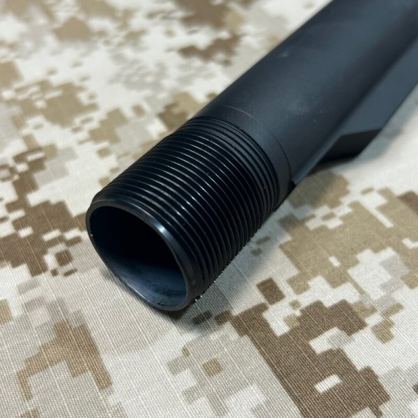 画像12: 米軍官給品 実物 COLT M4エンハンスドストック、バッファーチューブ、キャスルナット　セット