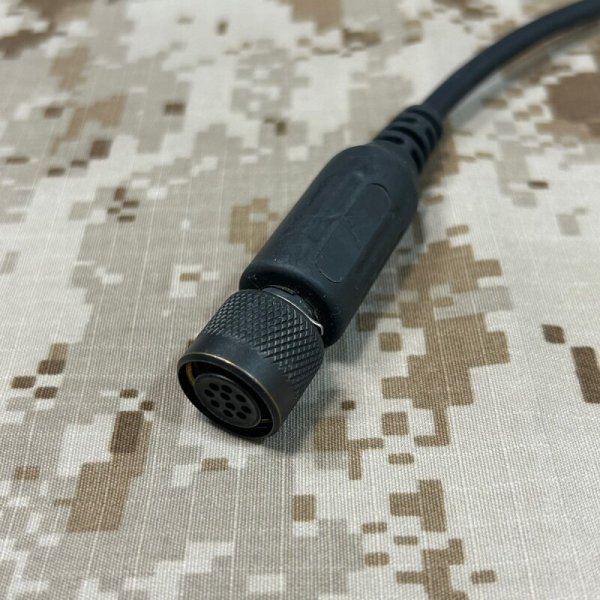 画像7: 実物 TEA U94/Mk10 PTT スイッチ 防水10pinコネクター