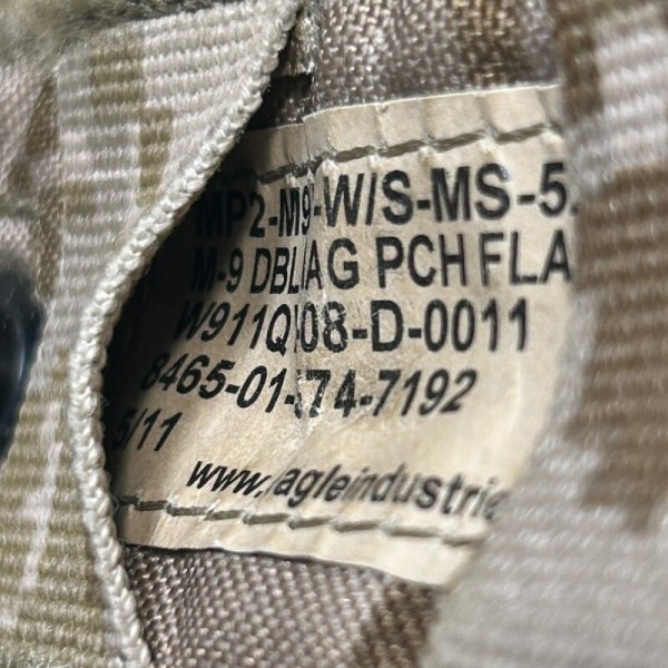 画像6: 実物 EAGLE  M9ダブルピストルマグポーチ aor1  美品 2011年