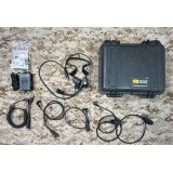 実物 atlantic signal DOMINATOR Waterproof Bone-Conduction-Hearing Pro タクティカルヘッドセット