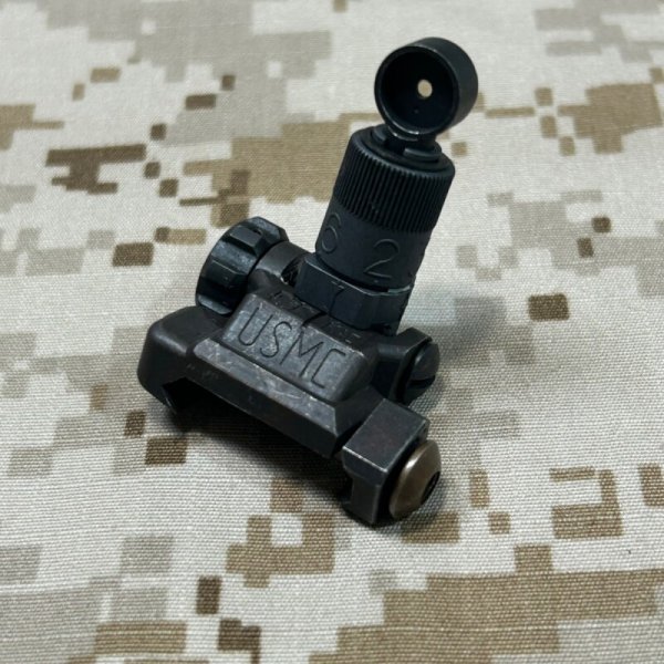 画像6: 米軍官給品  実物  knight's KAC フォールディング マイクロリアサイト 200-600M  USMC BUIS