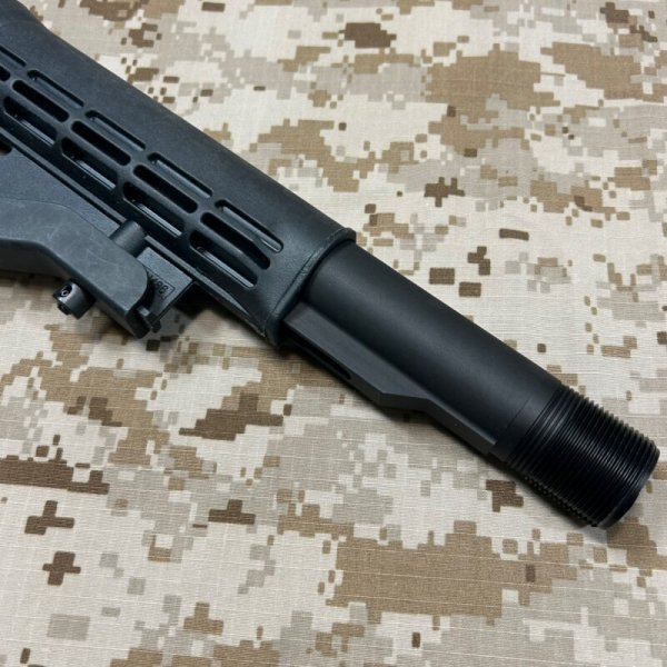 画像3: 米軍官給品 実物 COLT M4エンハンスドストック、バッファーチューブ、キャスルナット　セット