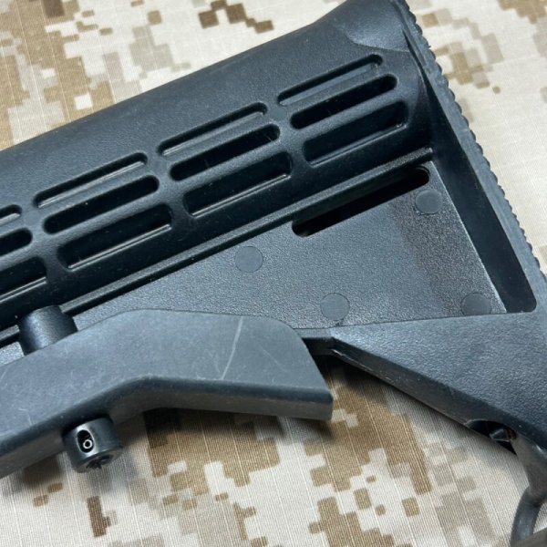 画像10: 米軍官給品 実物 COLT M4エンハンスドストック、バッファーチューブ、キャスルナット　セット