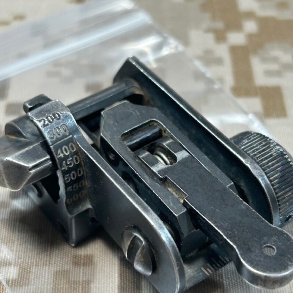 画像3: 米軍官給品 実物 MaTech BUIS 600m バックアップリアサイト 放出品  スレ有USED