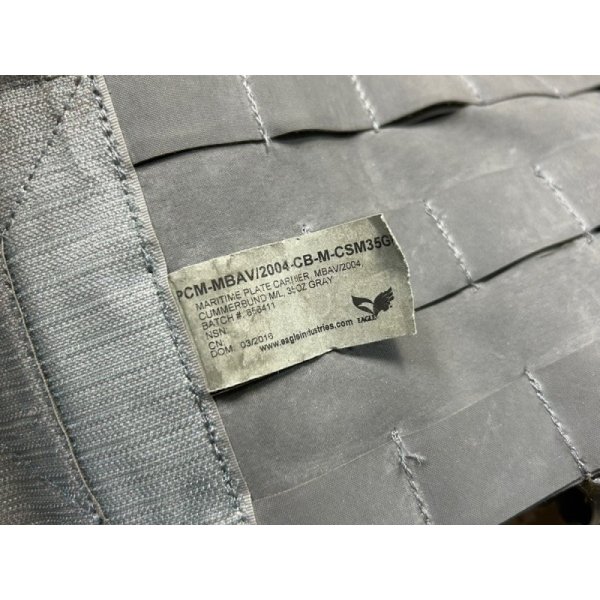 画像11: 実物 EAGLE MARTIME VEST MBAV 2.0 GRAY  2016年製