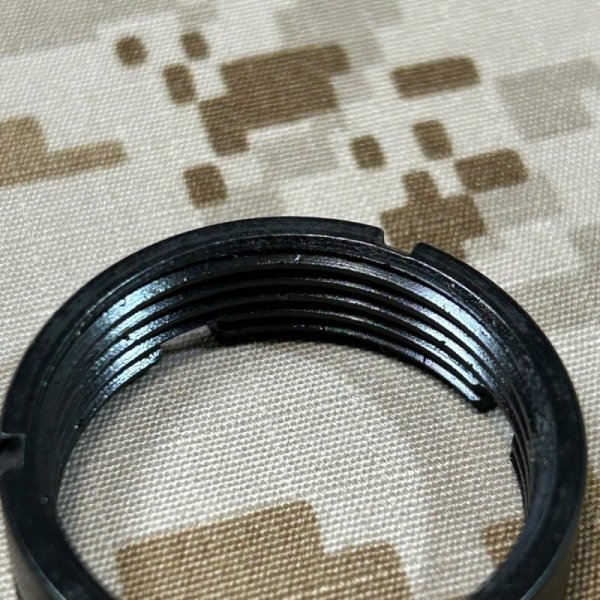 画像20: 米軍官給品 実物 COLT M4エンハンスドストック、バッファーチューブ、キャスルナット　セット