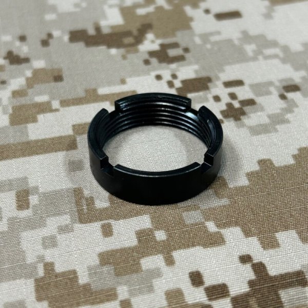 画像18: 米軍官給品 実物 COLT M4エンハンスドストック、バッファーチューブ、キャスルナット　セット