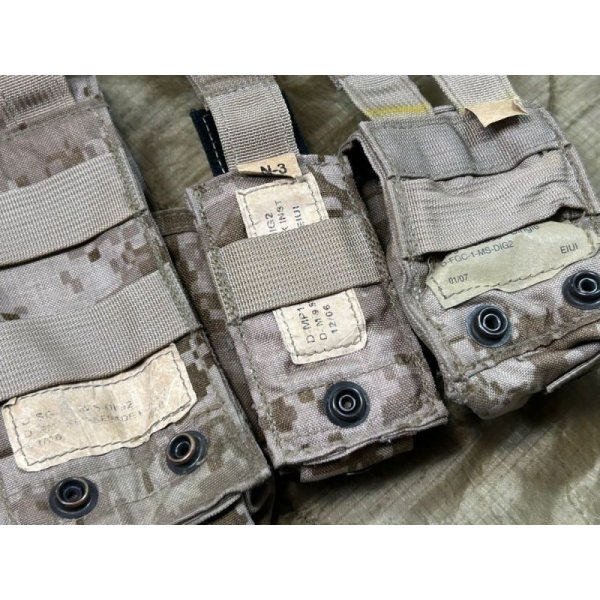 画像26: オールド 実物 LBT-6094B aor1 プレートキャリア ポーチセット 白パルス 放出品