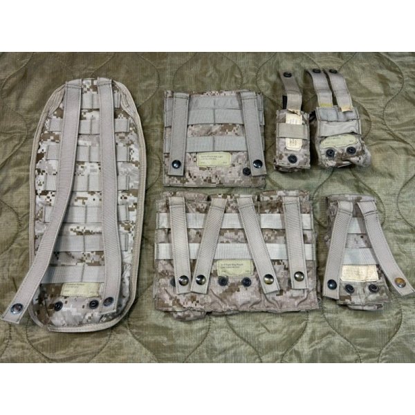 画像24: オールド 実物 LBT-6094B aor1 プレートキャリア ポーチセット 白パルス 放出品