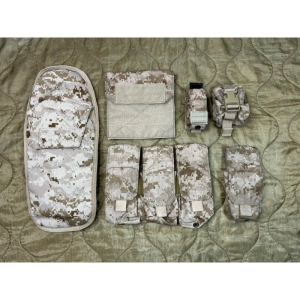 画像23: オールド 実物 LBT-6094B aor1 プレートキャリア ポーチセット 白パルス 放出品