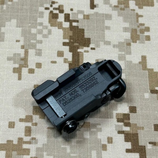 画像3: 実物 ARMS # 40L 75MOA  ロープロファイルフリップアップリアサイト