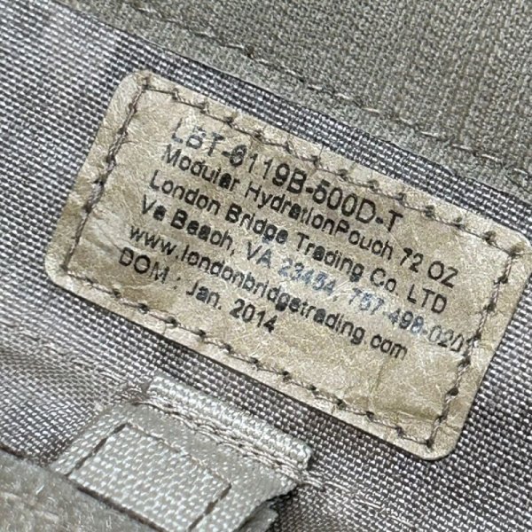画像6: 実物 LBT-6119B-500D-T aor1 モジュラーハイドレーションポーチ(72oz)2014