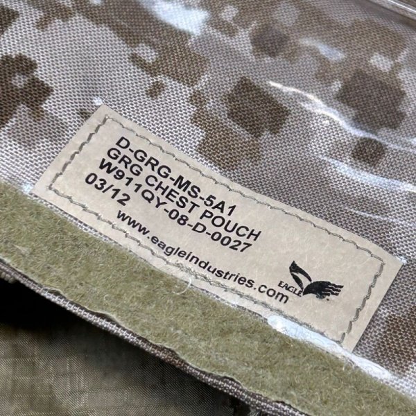 画像6: 実物 EAGLE aor1 GEGチェストポーチ 2012年