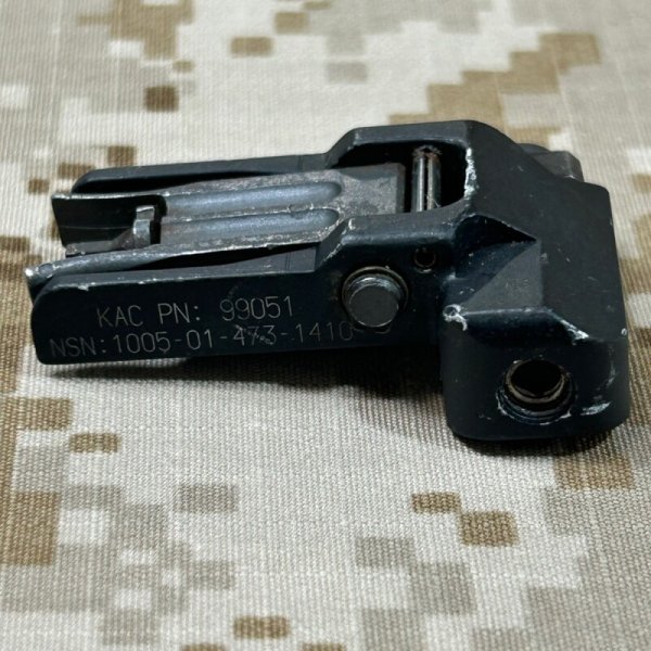 画像7: 米軍放出品 実物 Knight's KAC M4 フロントサイト BLACK  PN:99051 USED