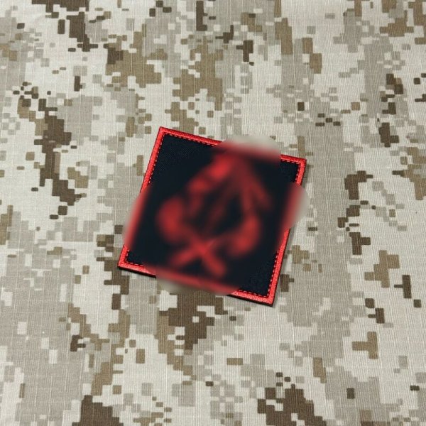画像1: MADE IN USA  実物 DEVGRU レッドチームパッチ (90)