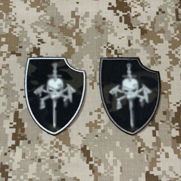 画像1: MADE IN USA  実物 DEVGRU シルバーチームパッチ (97)